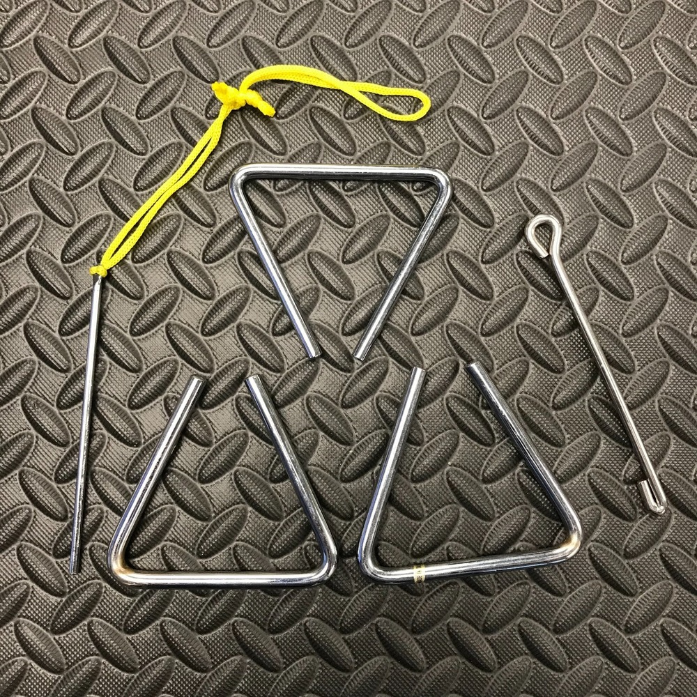 3‎ Steel Percussion Artisan Triangles 4 inch